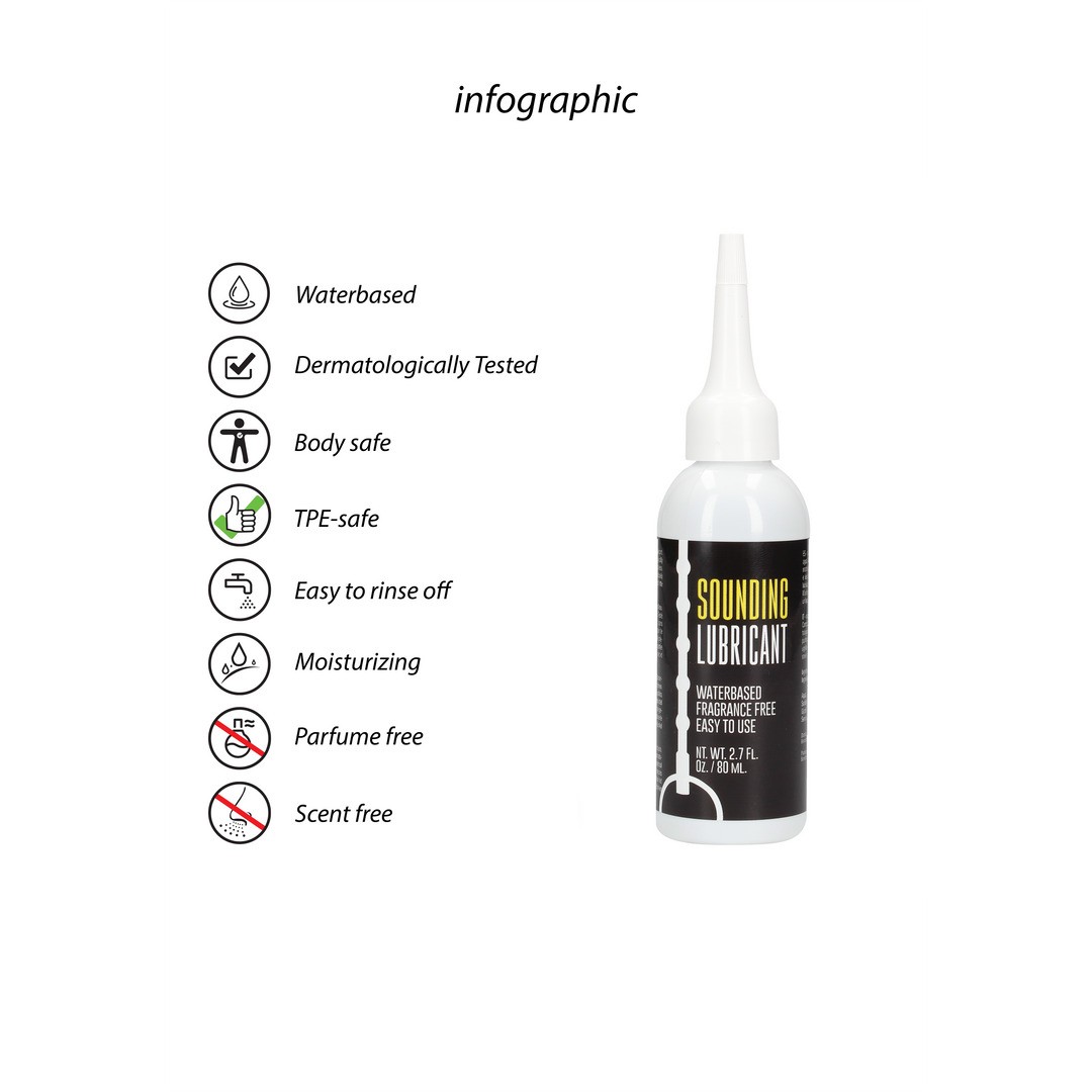 URETHRAL SOUNDING LUBRICANT - 3 FL OZ / 80 ML