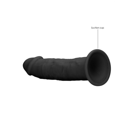 SILICONE DILDO WITHOUT BALLS - 8 / 20 CM