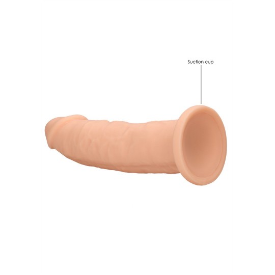 SILICONE DILDO WITHOUT BALLS - 9 / 23 CM