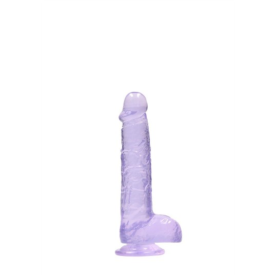 REALISTIC DILDO WITH BALLS - 6 / 15 CM