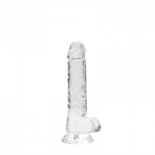 REALISTIC DILDO WITH BALLS - 7 / 18 CM