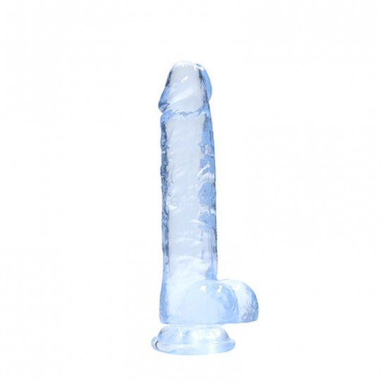 REALISTIC DILDO WITH BALLS - 8 / 21 CM