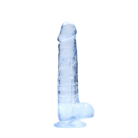 REALISTIC DILDO WITH BALLS - 8 / 21 CM