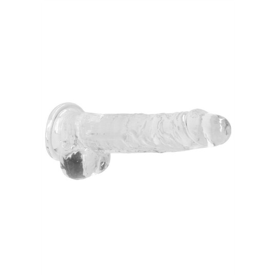 REALISTIC DILDO WITH BALLS - 8 / 21 CM