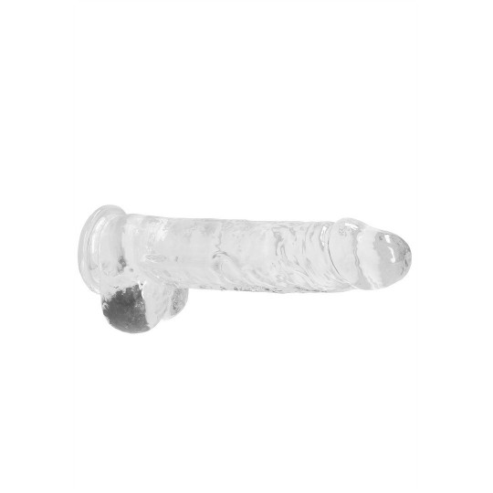 REALISTIC DILDO WITH BALLS - 9 / 23 CM