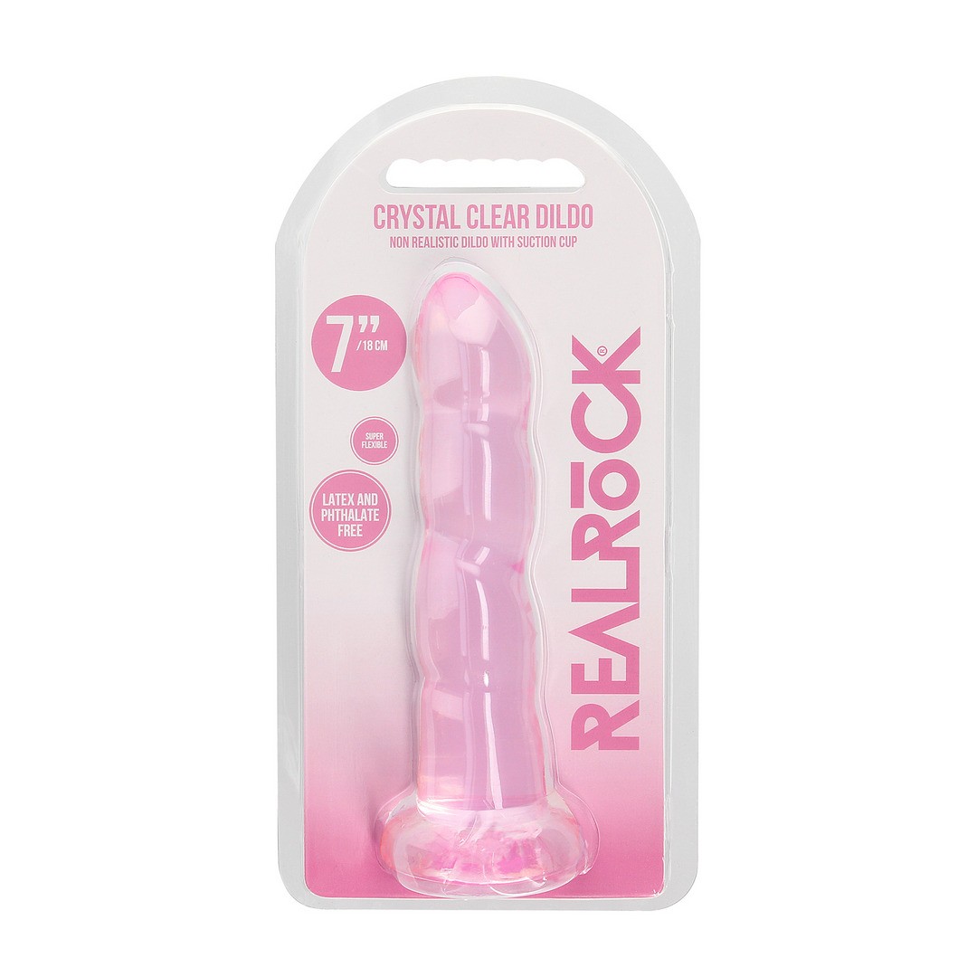 NON-REALISTIC DILDO WITH SUCTION CUP - 7 / 17 CM