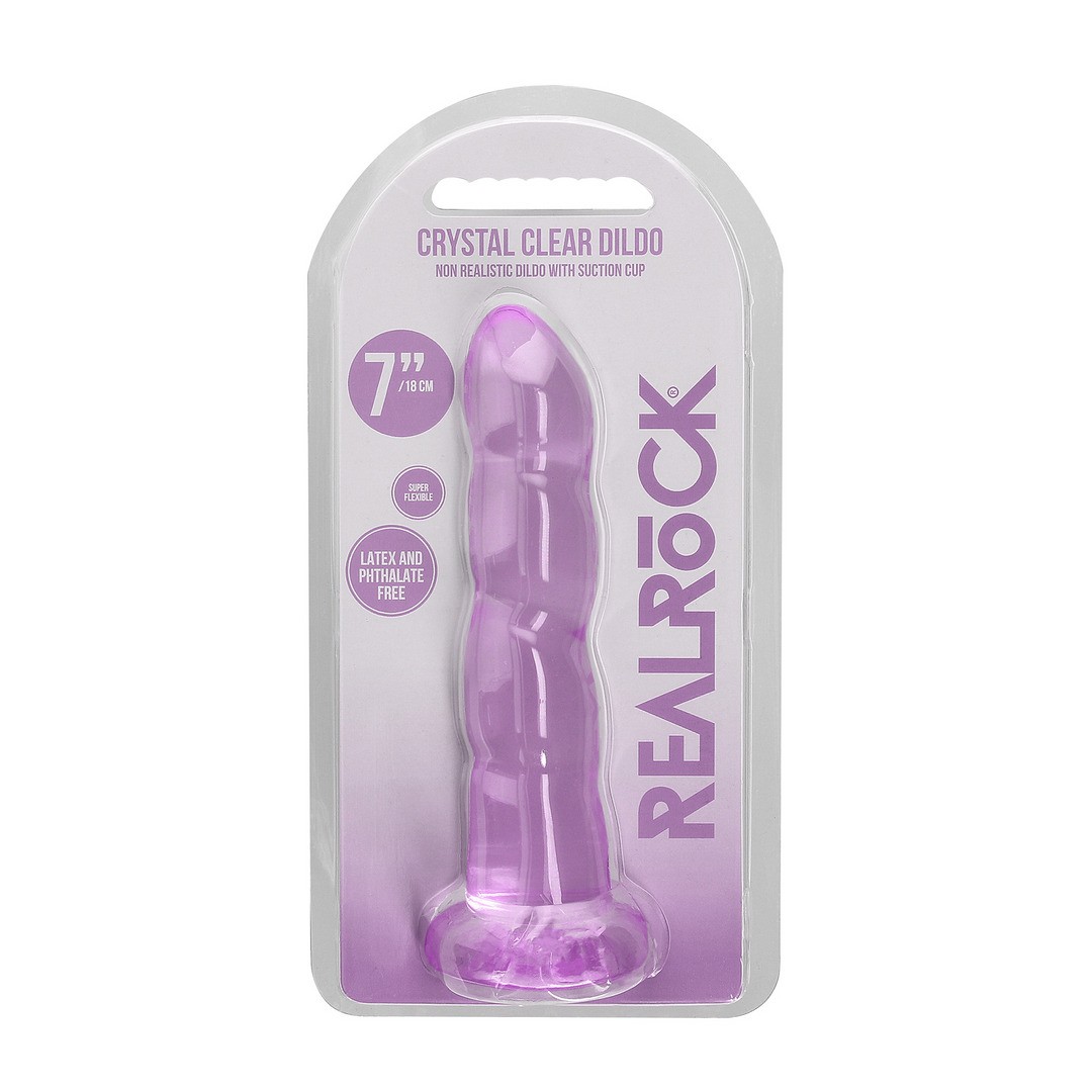 NON-REALISTIC DILDO WITH SUCTION CUP - 7 / 17 CM