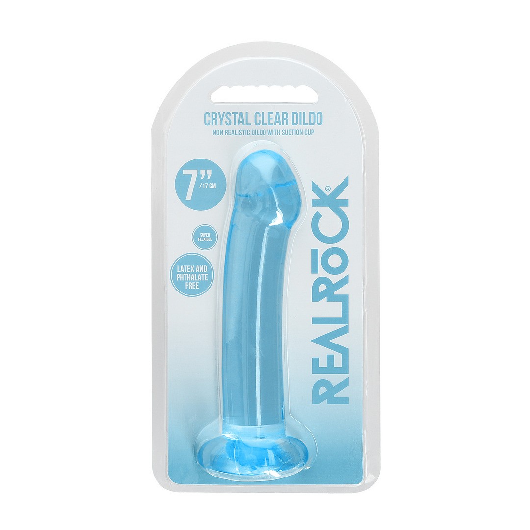 NON-REALISTIC DILDO WITH SUCTION CUP - 7 / 17 CM