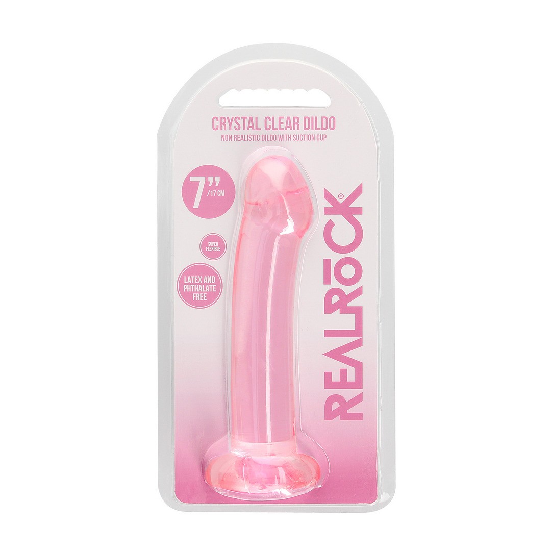 NON-REALISTIC DILDO WITH SUCTION CUP - 7 / 17 CM