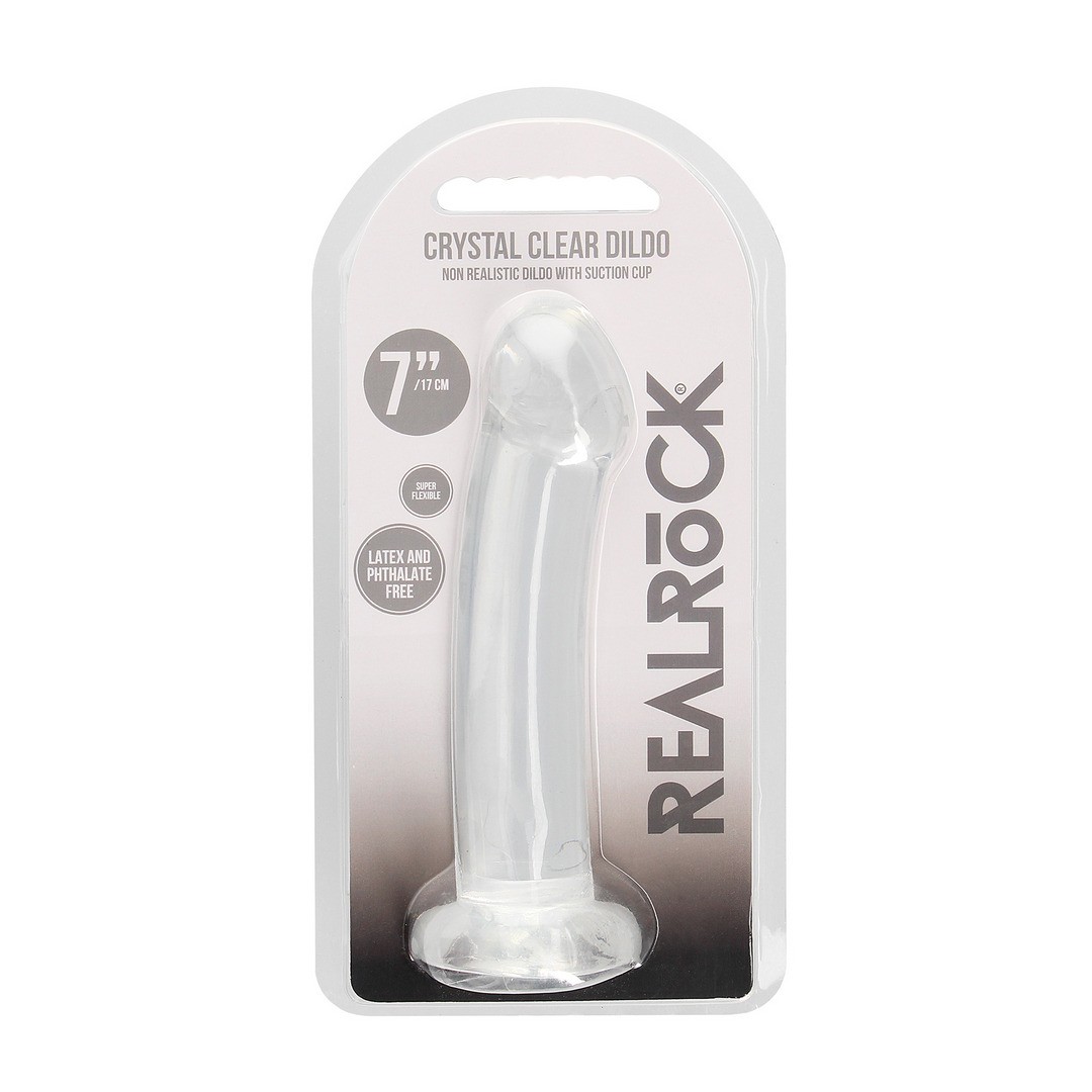 NON-REALISTIC DILDO WITH SUCTION CUP - 7 / 17 CM