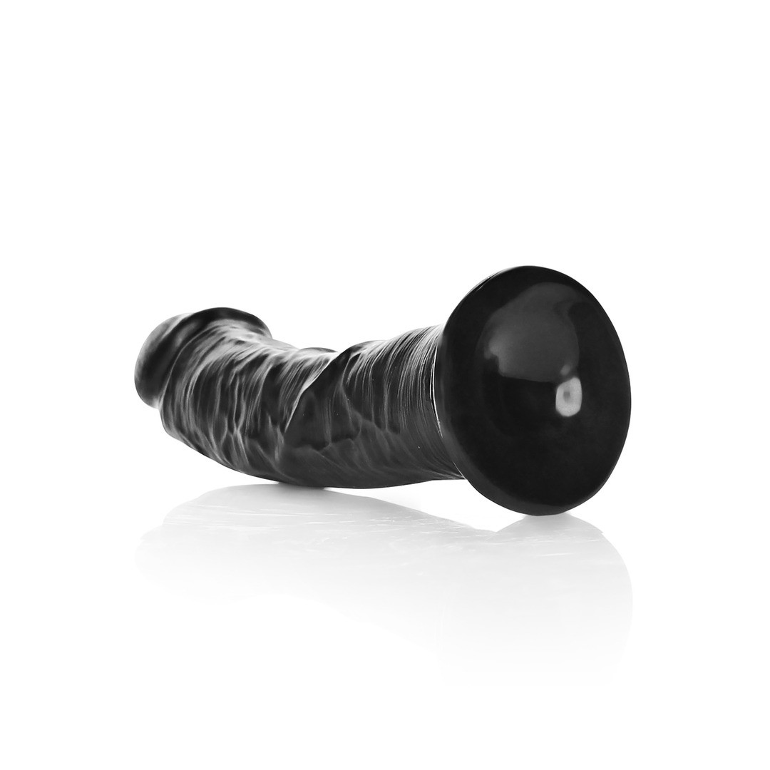 CURVED REALISTIC DILDO WITH SUCTION CUP - 6 / 15,5 CM