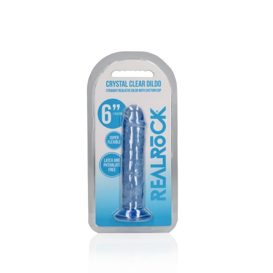 STRAIGHT REALISTIC DILDO WITH SUCTION CUP - 6&#039; / 14,5