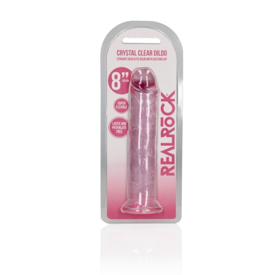 STRAIGHT REALISTIC DILDO WITH SUCTION CUP - 8&#039; / 20