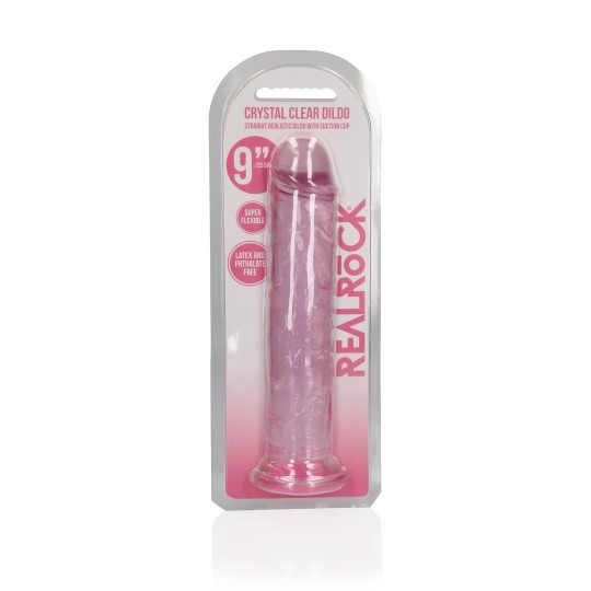 STRAIGHT REALISTIC DILDO WITH SUCTION CUP - 9&#039; / 23