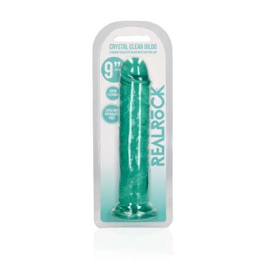 STRAIGHT REALISTIC DILDO WITH SUCTION CUP - 9&#039; / 23