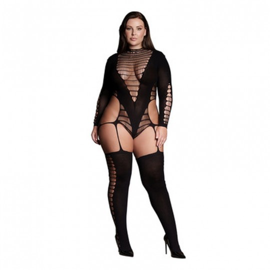 KALYKE XXIII - BODYSTOCKING WITH TURTLENECK - PLUS SIZE