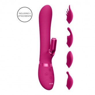 CHOU - G-SPOT RABBIT  CLITORAL STIMULATOR - PINK