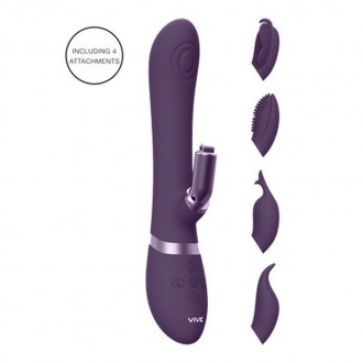 ETSU - PULSE WAVE G-SPOT RABBIT  CLITORAL STIMULATOR - PURPLE