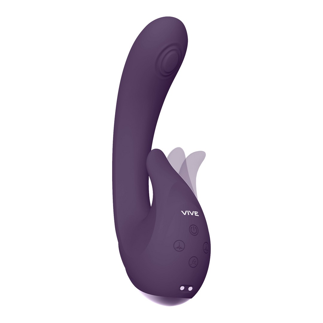 MIKI - PULSE WAVE  FLICKERING G-SPOT VIBRATOR - PURPLE