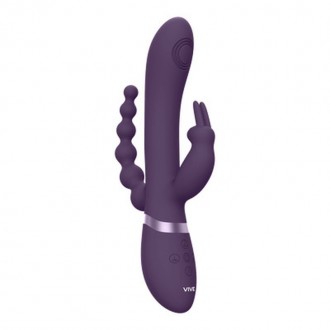 RINI - PULSE WAVE  VIBRATING DOUBLE PENETRATION RABBIT - PURPLE