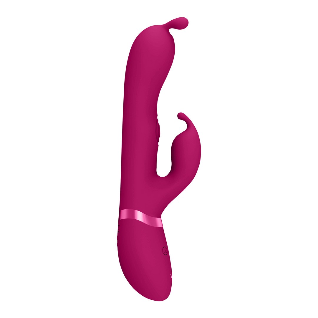 GADA - VIBRATING BUNNY EAR G-SPOT RABBIT WITH PULSE WAVE SHAFT