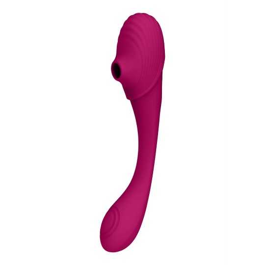 MIRAI - DOUBLE ENDED PULSE WAVE  AIR WAVE BENDABLE VIBRATOR