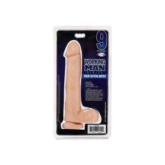 WORKING MAN - YOUR TATTOOIST DILDO - 9 / 23 CM