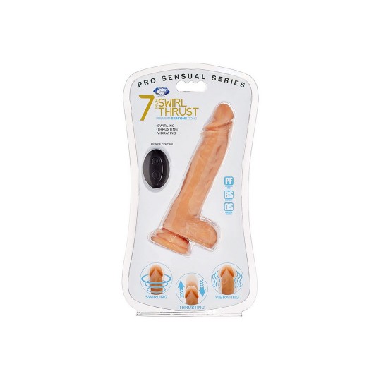 PRO SENSUAL SWIRL THRUST - DILDO - 7 / 18 CM