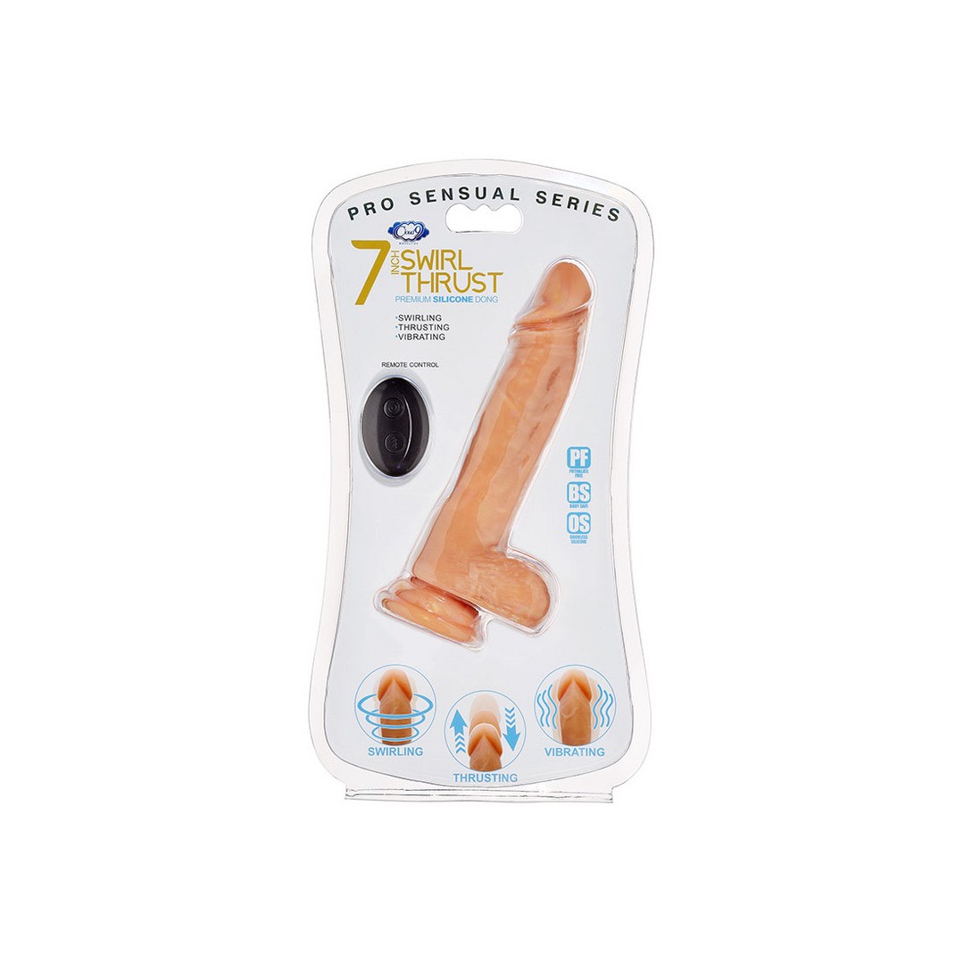 PRO SENSUAL SWIRL THRUST - DILDO - 7 / 18 CM