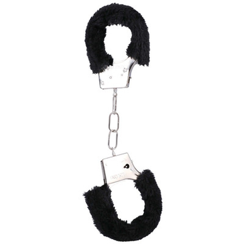 FURRY HANDCUFFS - BLACK