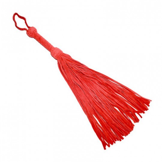 LEATHER SUEDE FLOGGER - RED