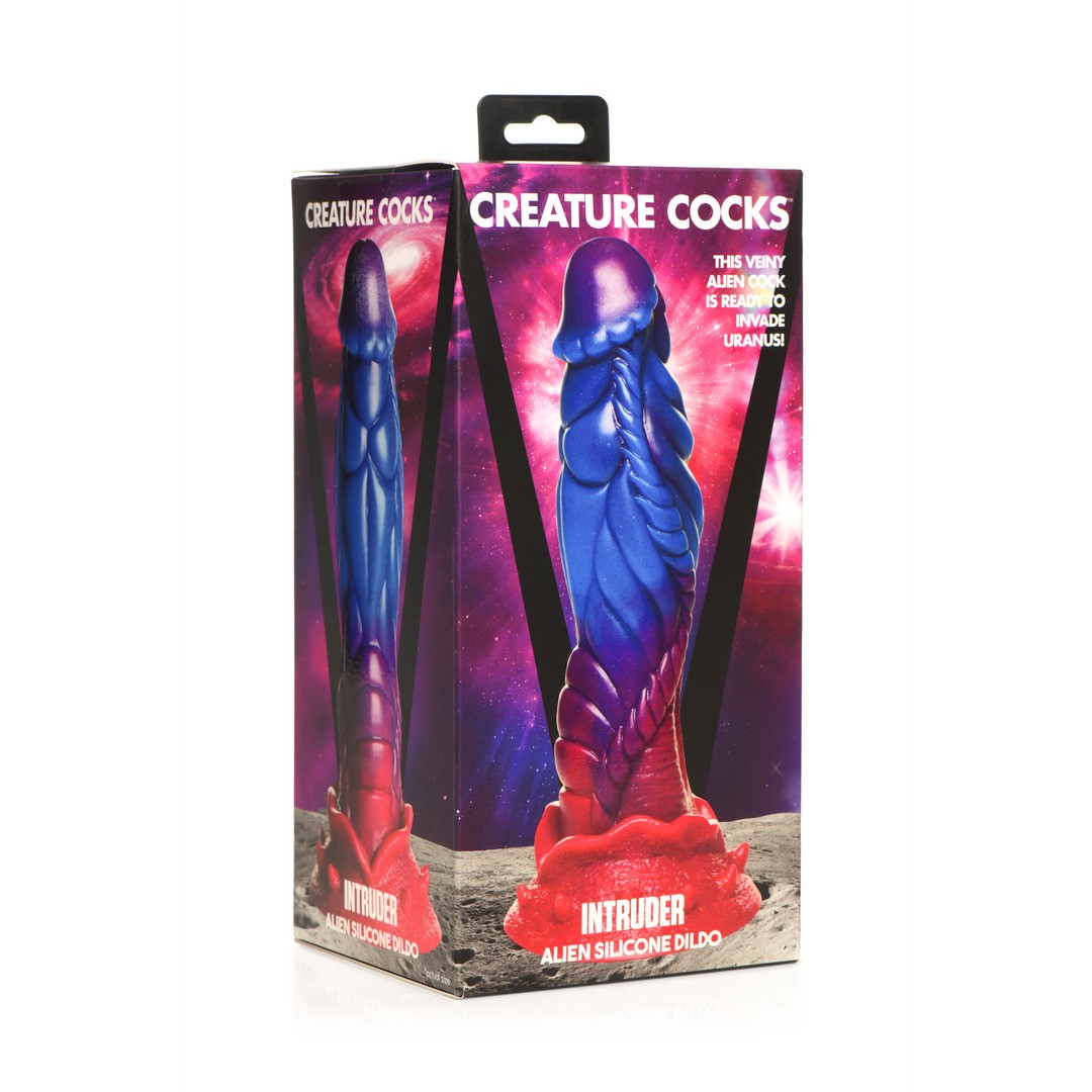 INTRUDER - ALIEN SILICONE DILDO - PURPLE