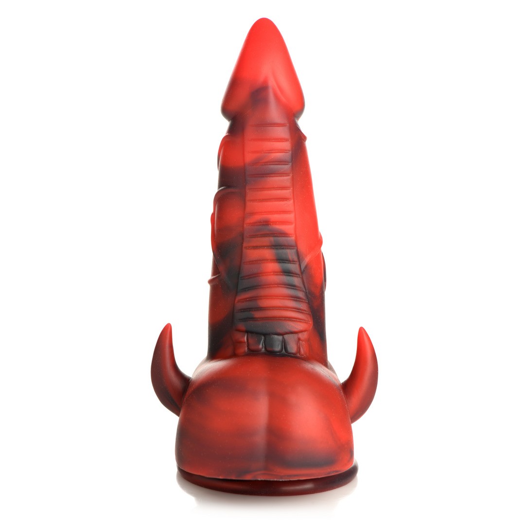 HORNY DEVIL - DEMON SILICONE DILDO - RED