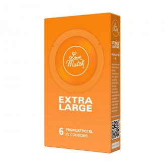 EXTRA LARGE - CONDOMS - 6 PIECES