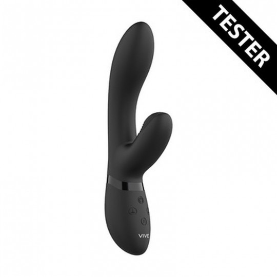 KYRA - PULSE CLITORAL RABBIT - BLACK - TESTER