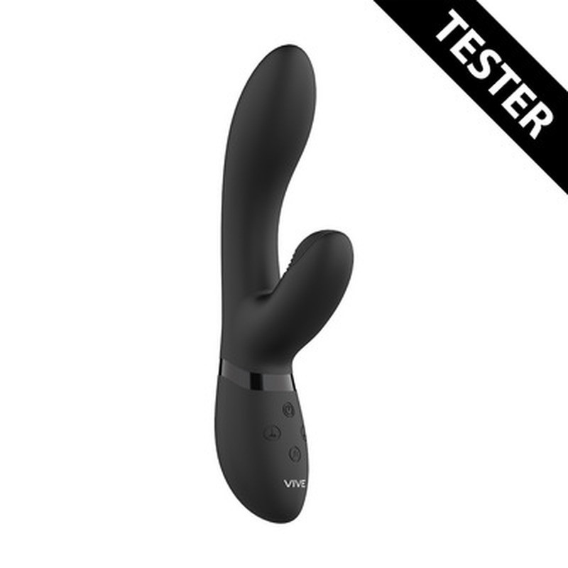 KYRA - PULSE CLITORAL RABBIT - BLACK - TESTER