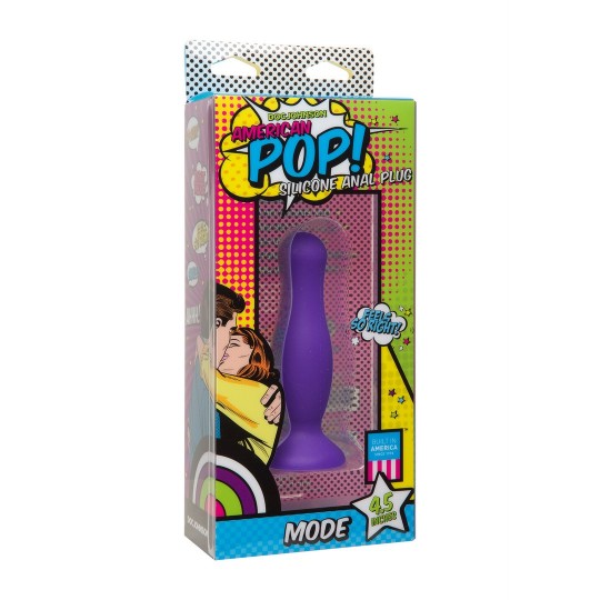 AMERICAN POP - MODE - SILICONE ANAL PLUG - 4&#039;&#039; / 10 CM