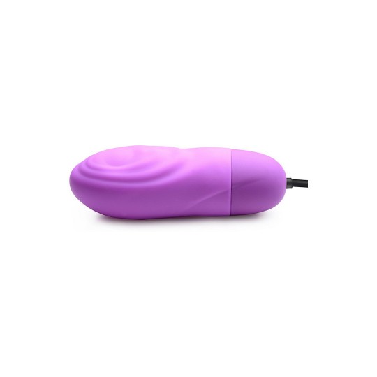 PULSATING RECHARGEABLE SILICONE BULLET