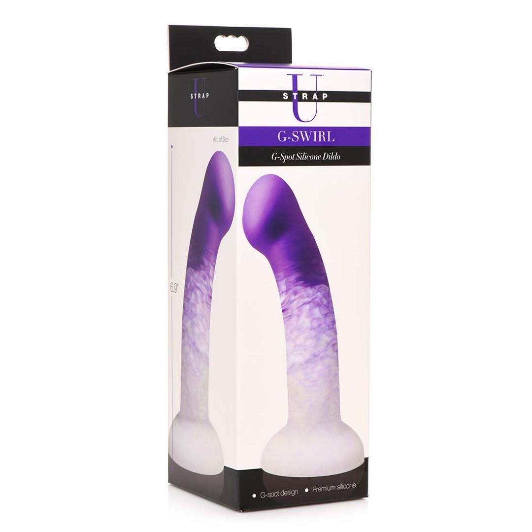 G-SWIRL - G-SPOT SILICONE DILDO