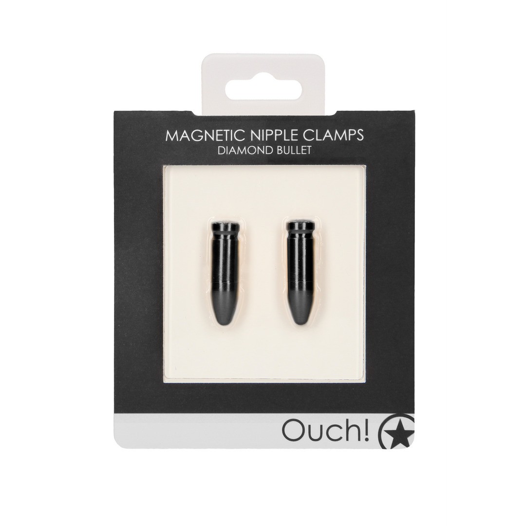 MAGNETIC NIPPLE CLAMPS DIAMOND BULLET