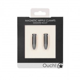 MAGNETIC NIPPLE CLAMPS DIAMOND BULLET