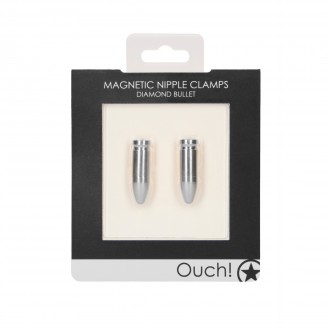 MAGNETIC NIPPLE CLAMPS DIAMOND BULLET