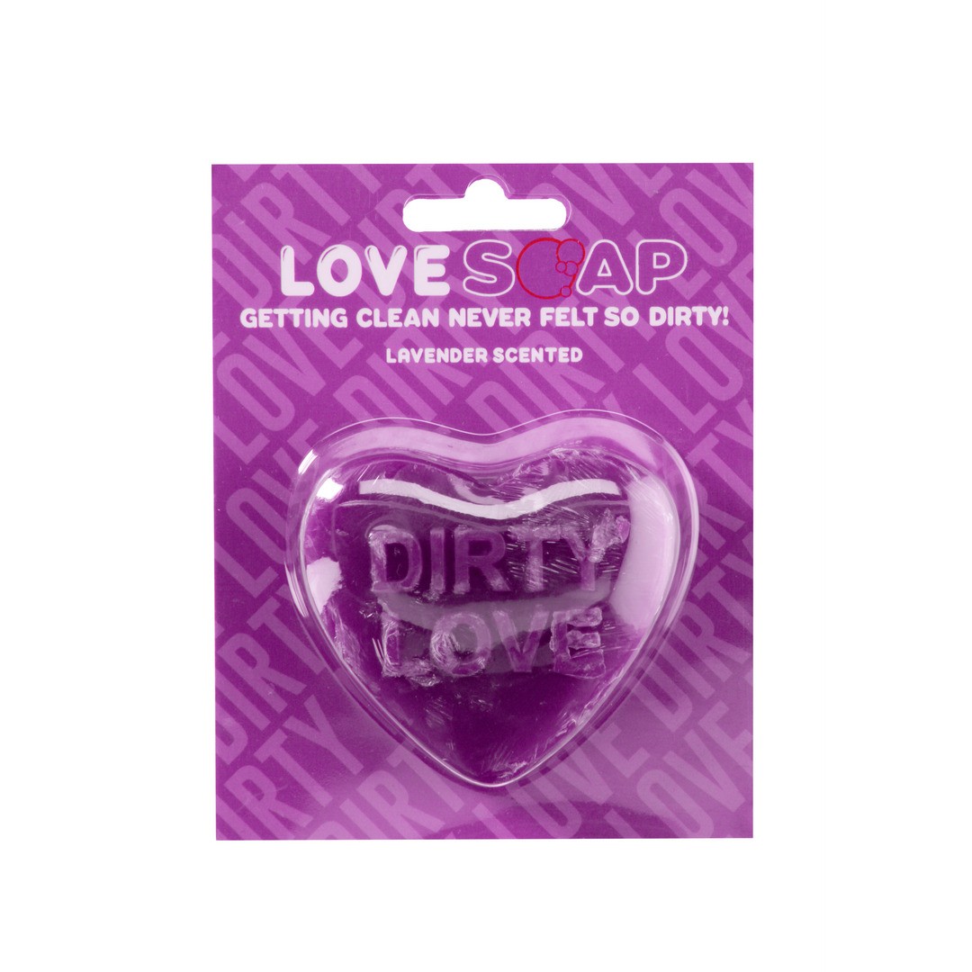 HEART SOAP - DIRTY LOVE - LAVENDER SCENTED