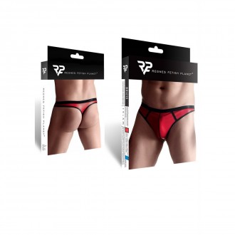 WETLOOK MEN'S THONG - XXL