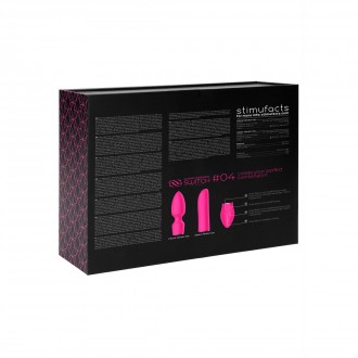 PLEASURE KIT #4 - VIBRATOR WITH DIFFERENT ATTACHMENTS