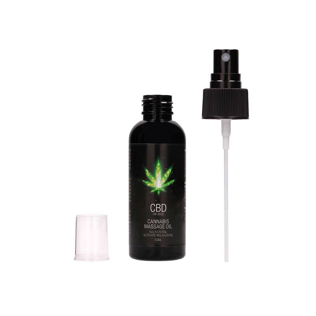 CBD CANNABIS MASSAGE OIL - 2 FL OZ / 50 ML