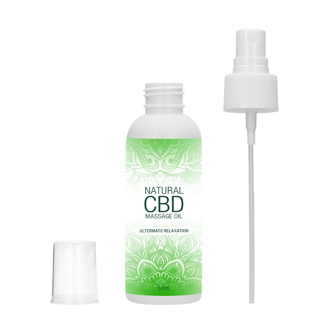 NATURAL CBD - MASSAGE OIL - 2 FL OZ / 50 ML