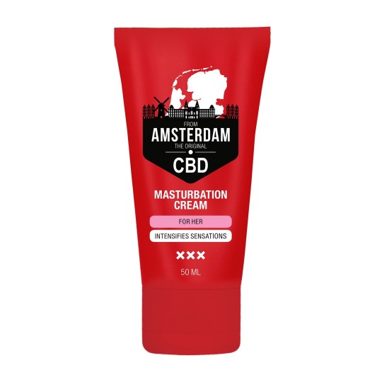 ORIGINAL CBD FROM AMSTERDAM - MASTURBATION CREAM FOR HER - 2 FL OZ / 50 ML