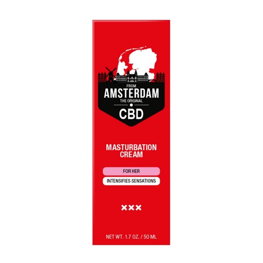 ORIGINAL CBD FROM AMSTERDAM - MASTURBATION CREAM FOR HER - 2 FL OZ / 50 ML