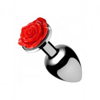 RED ROSE - BUTT PLUG - MEDIUM